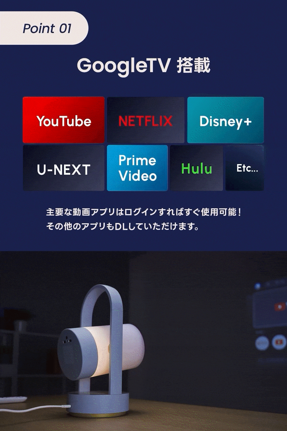Google TV搭載